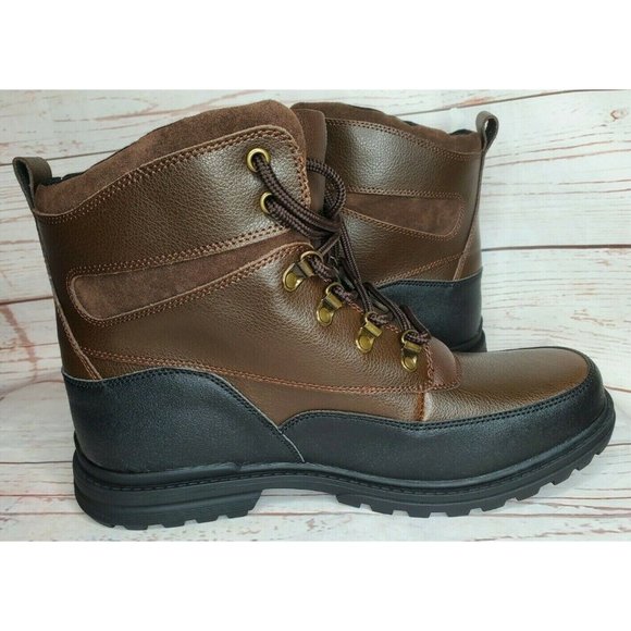 13M London Fog Style LFM005 Leather Upper Snow/Rain Resistant Boots Gift Ideas main image 10